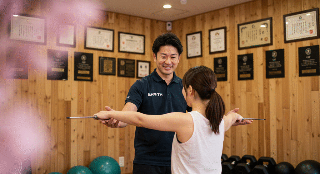 有資格者による専門的なトレーニング